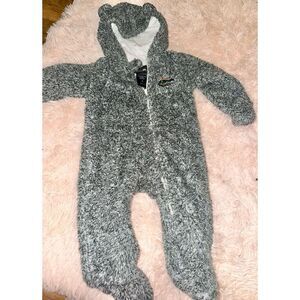 Florida Gators Jumper Infant 0-3 Months Gray Teddy Bear Bodysuit Fuzzy Gen 2 Foo